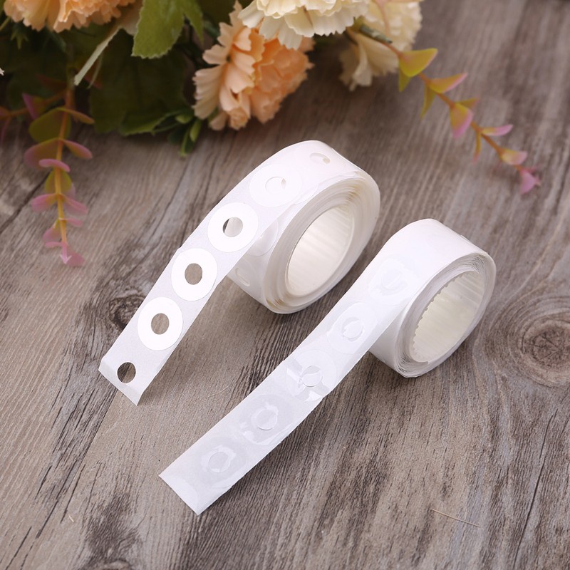 Hộp 250 nhãn dán hình tròn có lỗ tự dính bảo vệ cho đồ dùng văn phòng