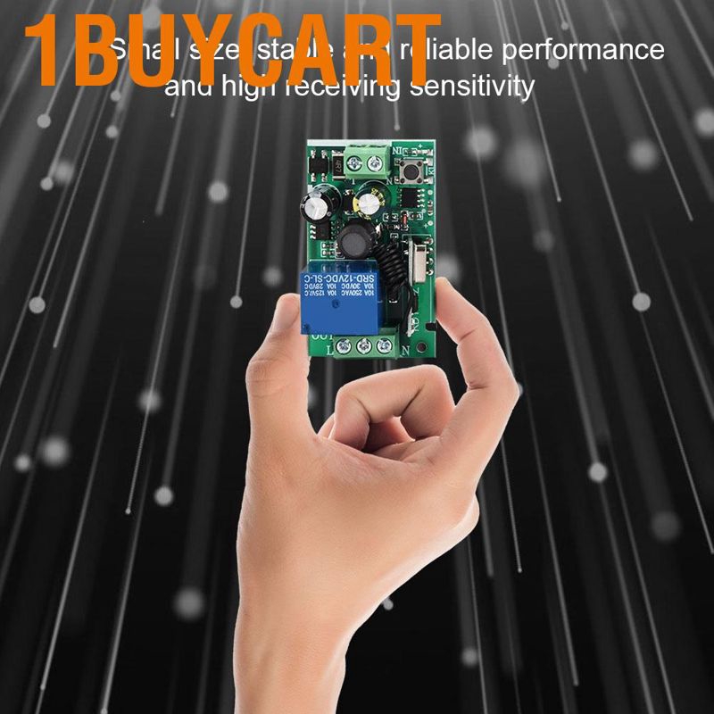 [1BUY]1 Rơ Le Điều Khiển Từ Xa Không Dây Ac85V-Ac220V 220v 433mhz