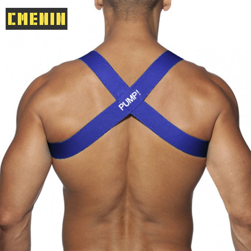 Dây đai co giãn CMENIN đeo ngực gợi cảm cho nam 2021 PU5501