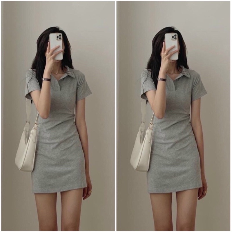 [RẺ VÔ ĐỊCH] Váy Polo Body Tay Ngắn Xinh Yêu, Đầm Polo Đi Dự Tiệc, Đi Chơi Dạo Phố, Đi Bar Sang Chảnh