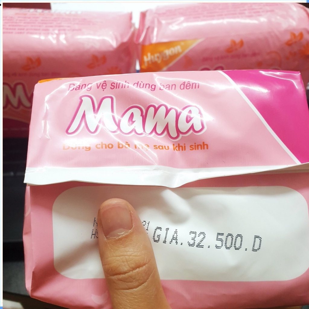 Băng vệ sinh MAMA, gói 12 miếng dùng cho mẹ sau sinh hoặc dùng vào ban đêm