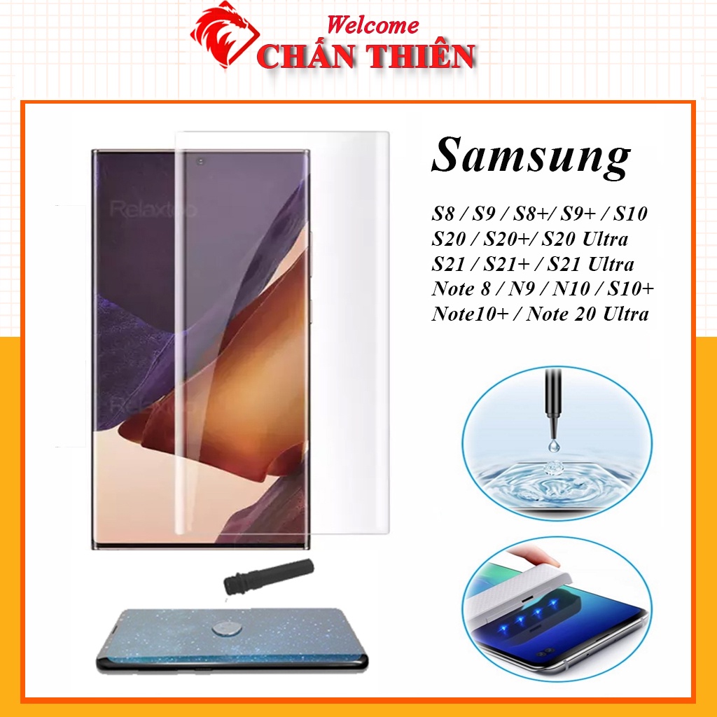 Cường lực samsung S23 Ultra S23+ S23 S8+ S9+ S10+ S20 S20+ Note 8 9 10 10+ S8 S9 S10 5G Note 20 Ultra S21+ S21 S22 UV