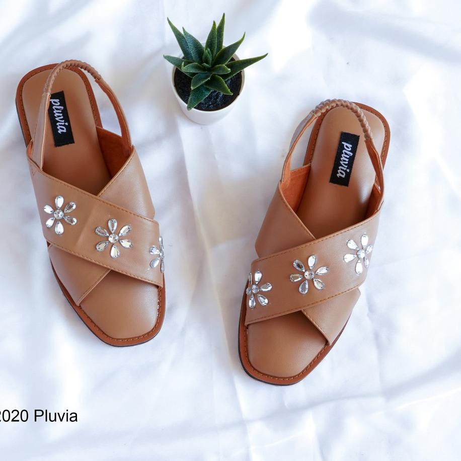 Giày Sandal Quai Chéo Thời Trang Cho Nữ 044 Pluvia - Jasmine