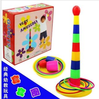 Đồ chơi ném vòng và combo 2 đàn hoa quả