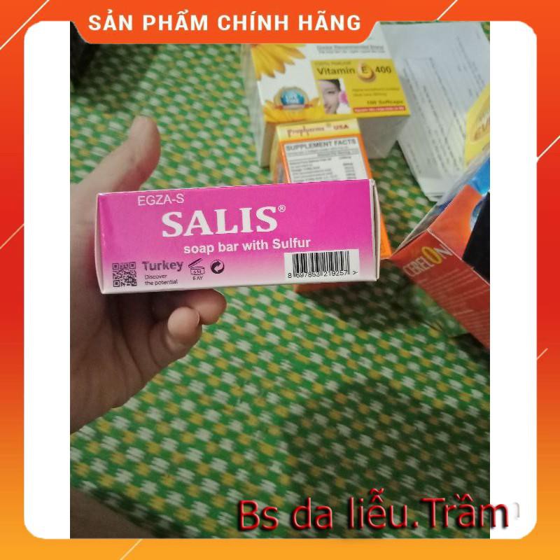 Salis soap bar - Xà phòng y khoa giảm mụn, giảm tiết dầu