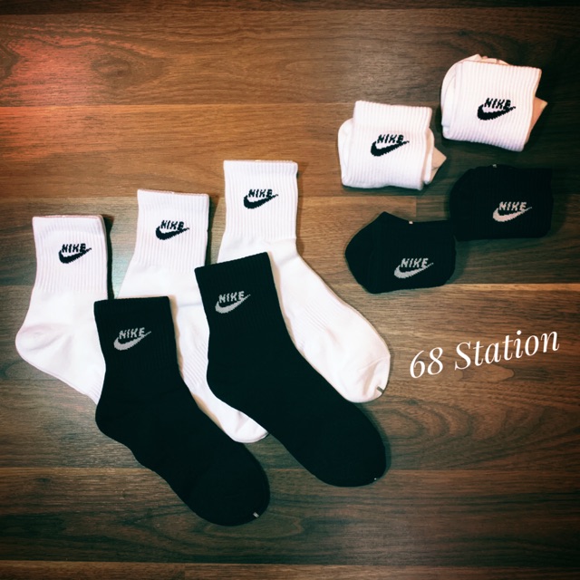 Tất Vớ Nike Thể Thao logo Chữ Trẻ Trung, dùng chơi tennis, đá bóng, đi gym, du lịch...Cực Chất
