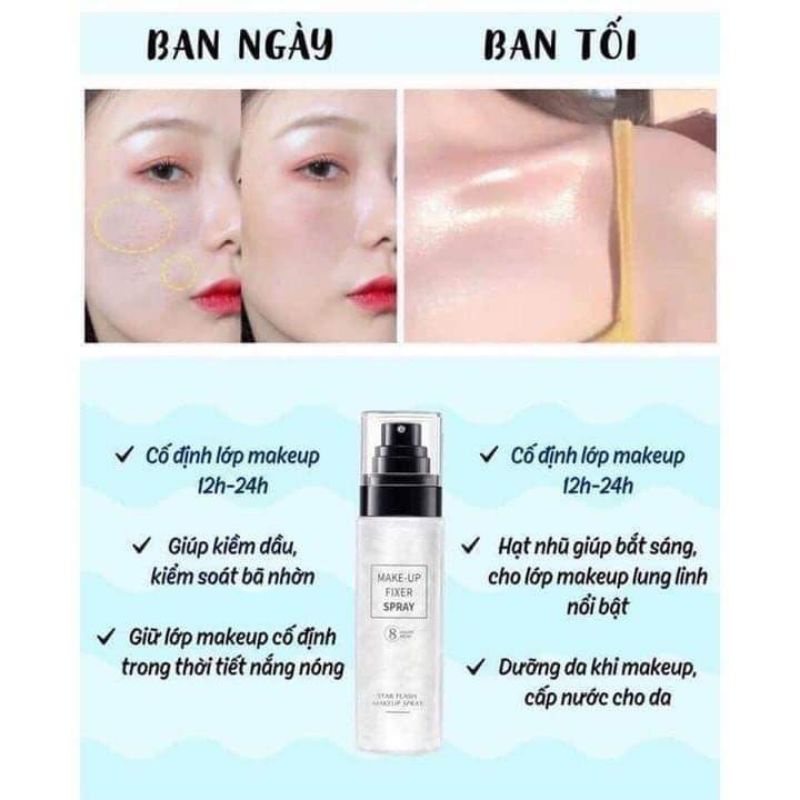Xịt Khoá Kiêm Xịt Khoáng 8 Lớp Dưỡng Makeup Lameila 150g | BigBuy360 - bigbuy360.vn