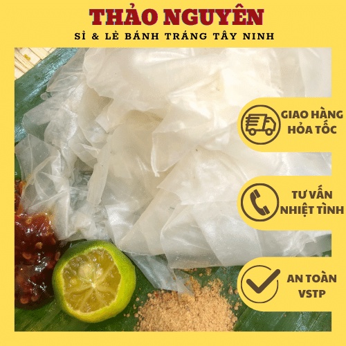 Bánh Tráng Phơi Sương Rìa Muối Nhuyễn, túi zip 100g, Ăn Vặt Sài Gòn