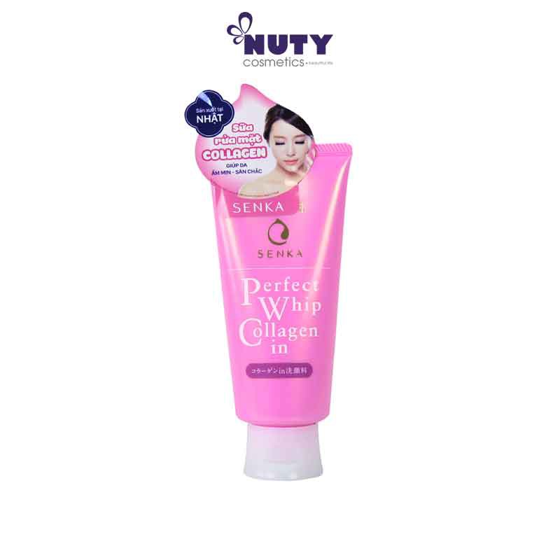 [Mã FMCGMALL - 8% đơn 250K] Sữa Rửa Mặt Shiseido Senka Perfect Whip Collagen (120g)