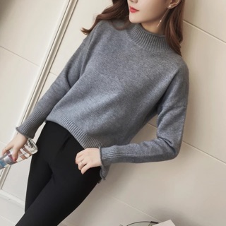 Áo len cổ 3 phân