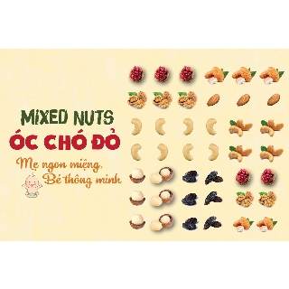 Hộp 6 hạt Mixnuts tách vỏ (Nướng chín giòn ngon)