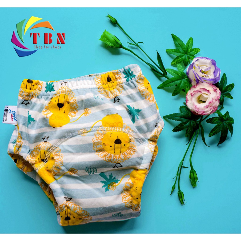 Quần Bỏ Bỉm Cao Cấp Goodmama 6 Lớp Cho Bé Size 80 - 90 - 100