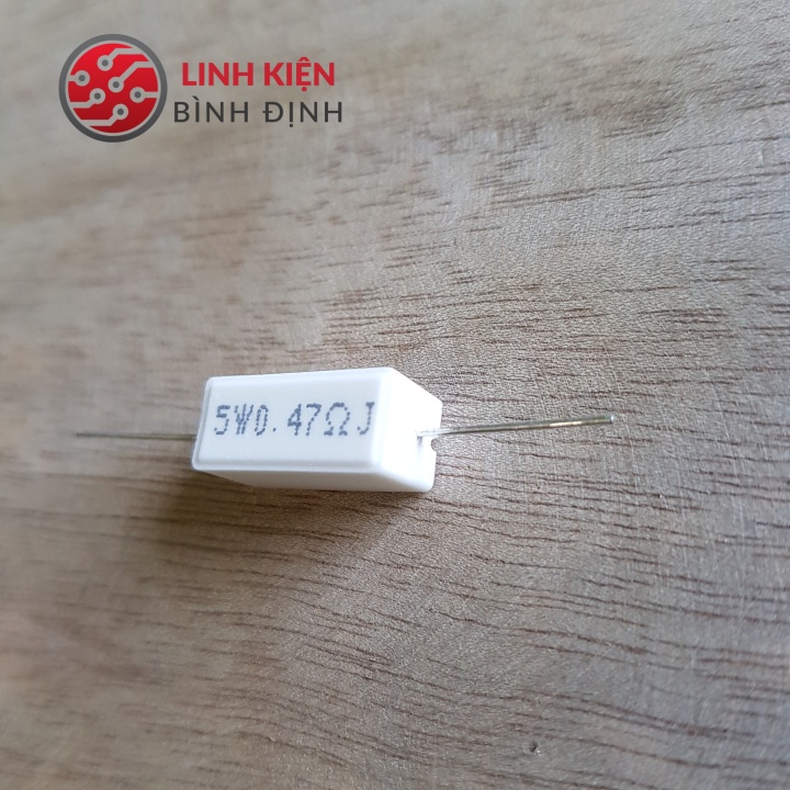Điện trở sứ 0.47r 5W