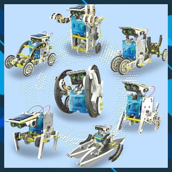 ROBOT TƯƠNG LAI 13 IN 1 EDUCATIONAL SOLAR ROBOT KIT 2115A -BỘ LẮP RÁP NĂNG LƯỢNG MẶT TRỜI