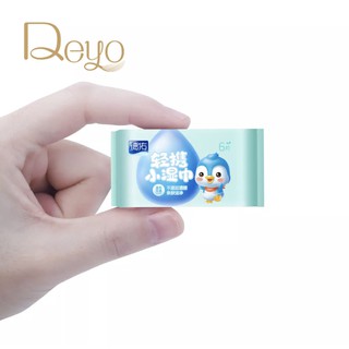 Khăn giấy ướt mini Deyo bỏ túi Khăn giấy ướt ( 3 túi ) ( 24 gói )