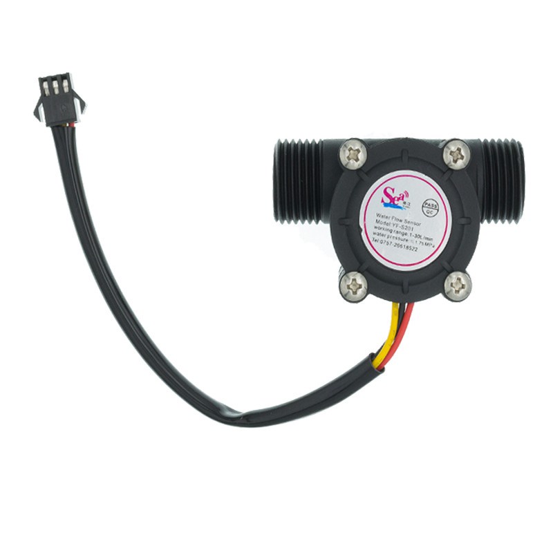 Thiết Bị Cảm Biến Lưu Lượng Nước YF-S201 1-30L/Phút 4In