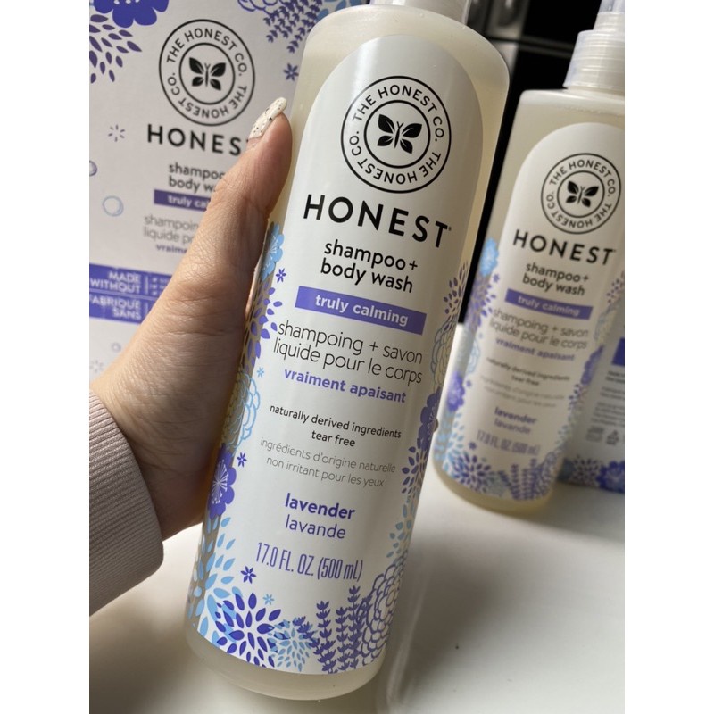 Sữa tắm gội Hữu cơ cho bé 2in1 Honest Truly Calming Shampoo + Body wash