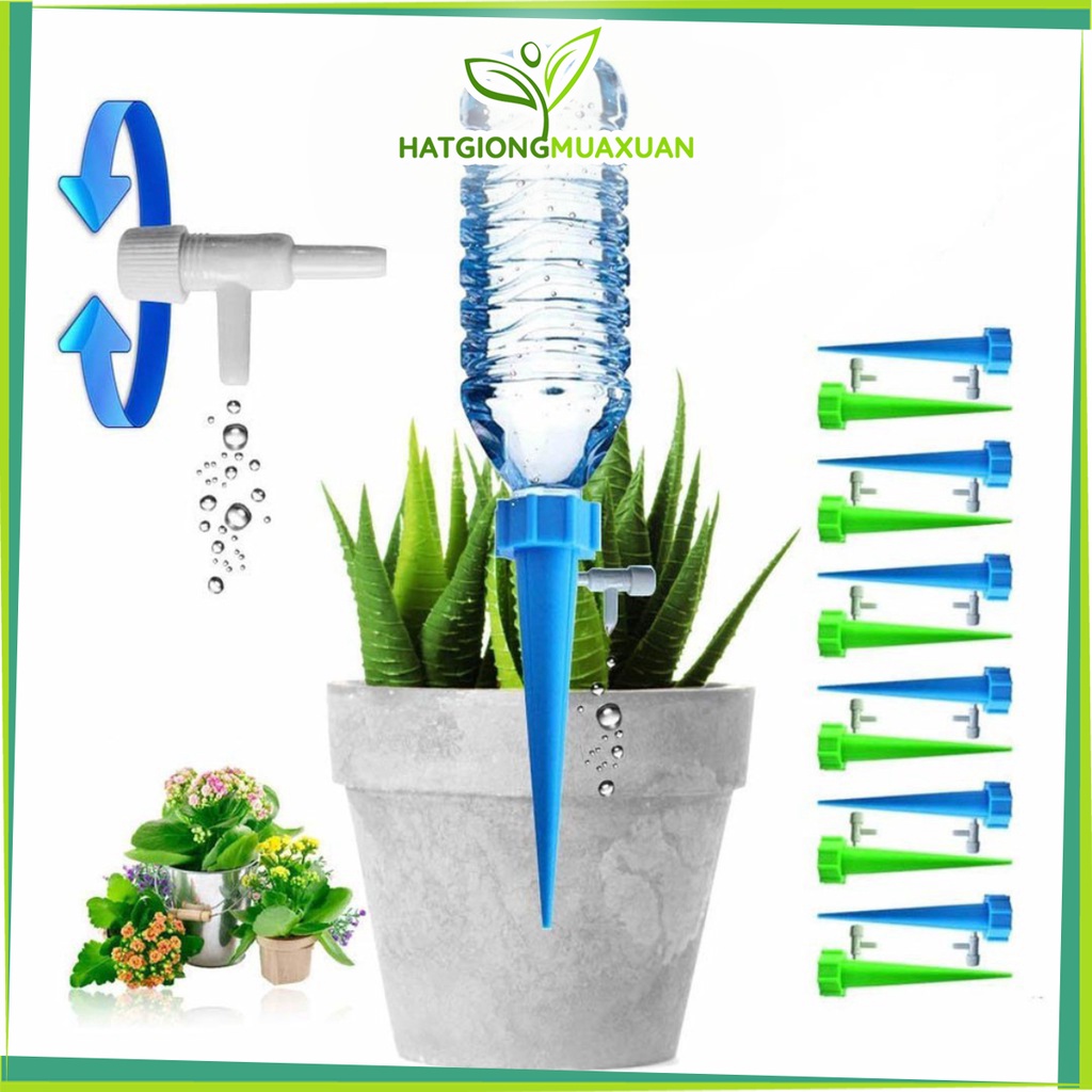 Set 10 Đầu tưới nhỏ giọt tự động gắn chai nước