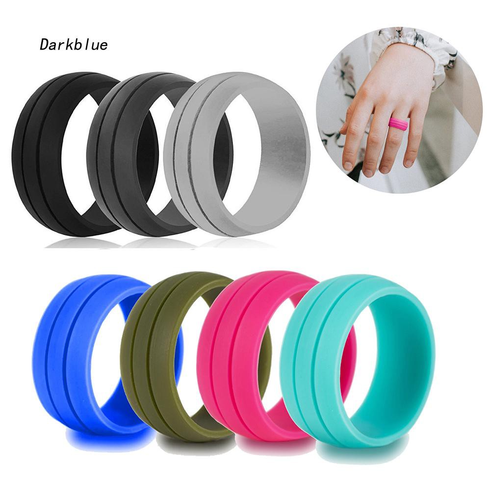 Nhẫn Silicone Dẻo Thời Trang Dành Cho Nam Và Nữ