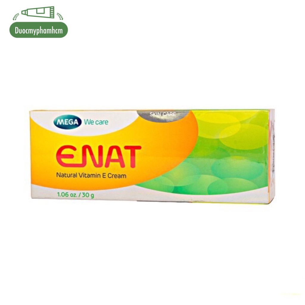 ENAT NATURAL VITAMIN E CREAM 30G - Kem dưỡng da, giữ ẩm