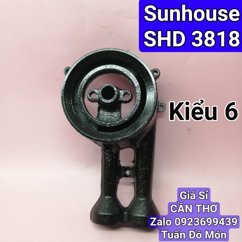 Họng điếu gang bếp gas/ga âm sunhouse chính hãng