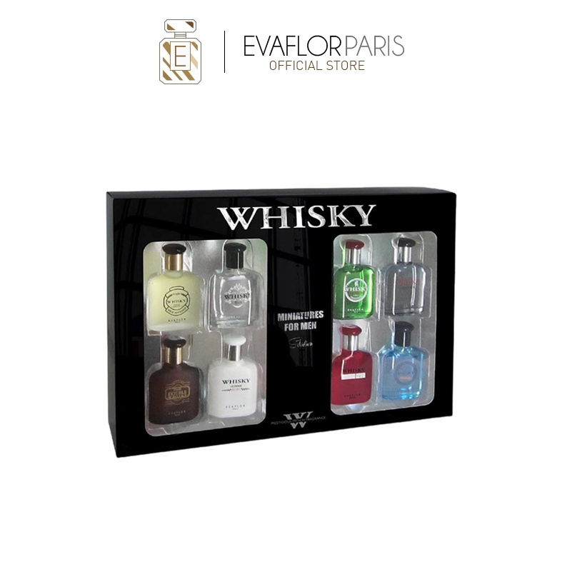 Bộ sưu tập nước hoa mini dành cho nam Evaflor Whisky chính hãng Pháp hương thumbnail