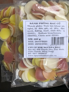Bánh phồng tôm rau củ (gói 180g)