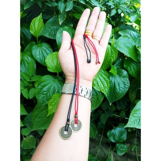 Vòng Cổ Handmade Mặt Đồng Xu May Mắn