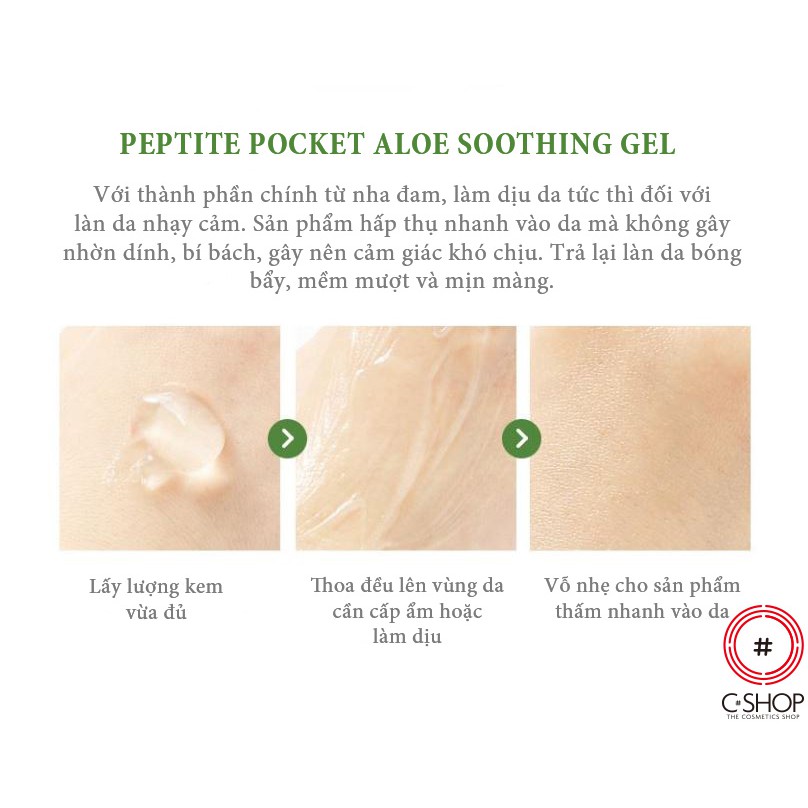 Gel Dưỡng Ẩm &amp; Làm Dịu Da BERRISOM ALOE SOOTHING GEL_Mỹ phẩm Hàn Quốc chính hãng