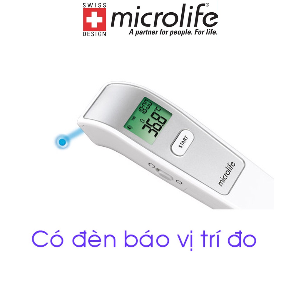 [Đo nhanh , Chính Xác Trong 1 Giây] Nhiệt kế hồng ngoại đo trán Microlife FR1MF1 - Hàng Thụy Sĩ