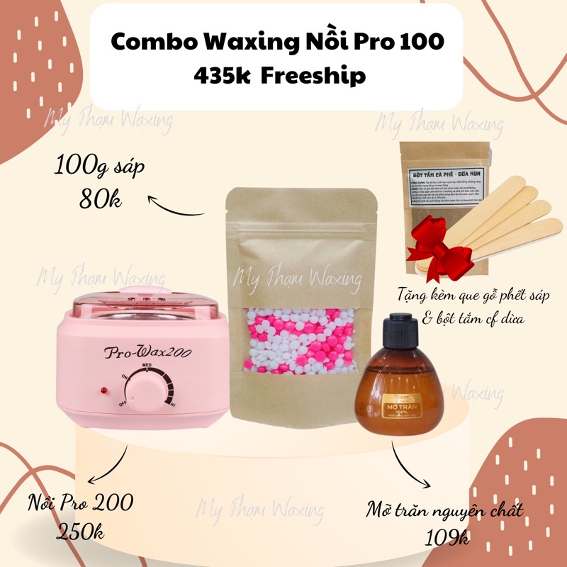 COMBO WAXING NỒI PRO WAX 200