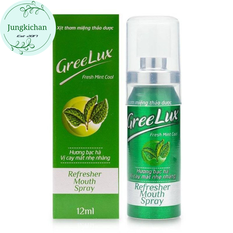 Xịt thơm miệng Greelux 12ml - Dược phẩm Hoa Linh.