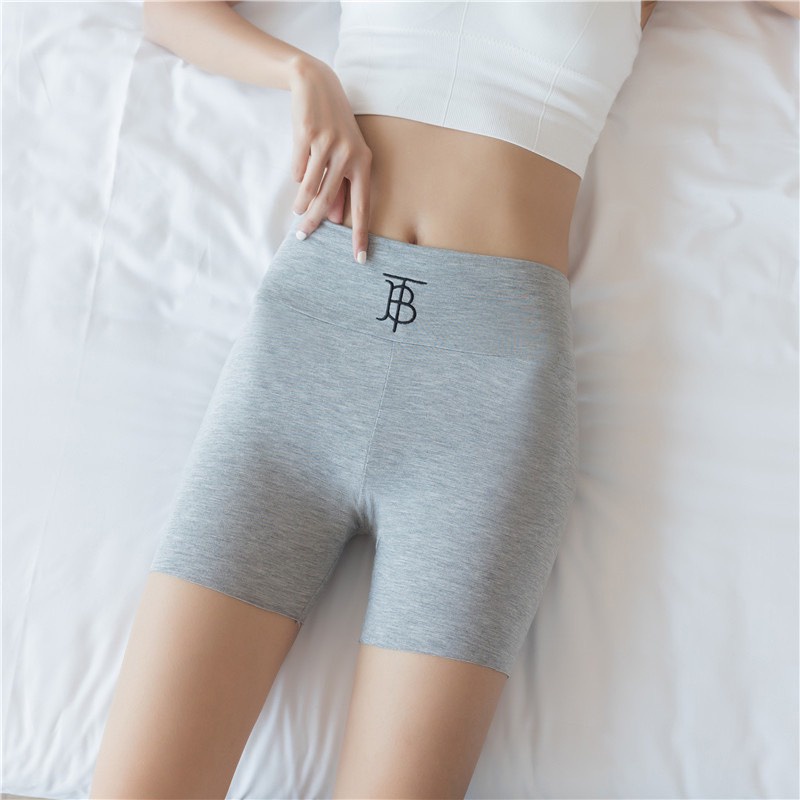 Quần legging lửng nữ cạp cao nâng mông quần lót cotton mặc trong váy gen bụng ChiChi QL02