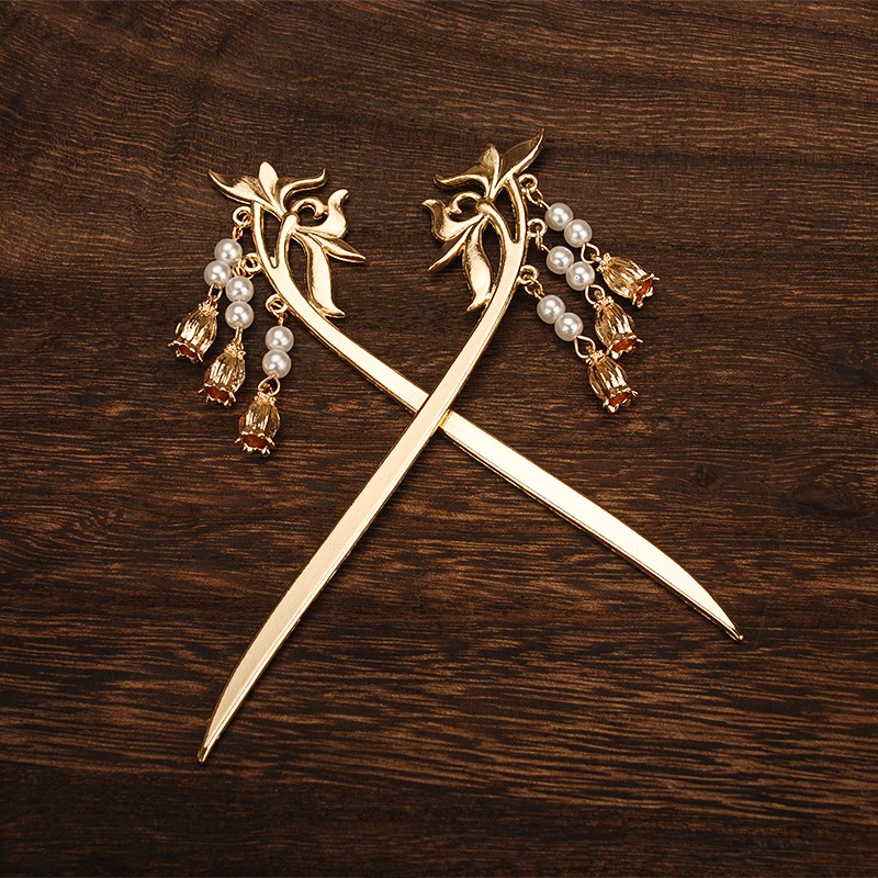 Trâm Cài Tóc Đính Tua Rua Phong Cách Cổ Điển Cho Người Lớn