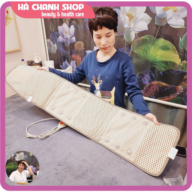 Đai Massage Giảm Mỡ Bụng Đai Giảm Béo Fuyuan HY-A071 Đai Rung Quấn Nóng Hồng Ngoại Tan Mỡ Bụng Tặng Dầu Giảm Béo 20ml