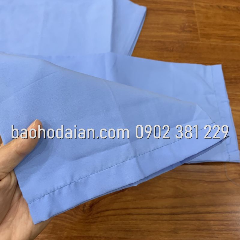 Quần blouse y tá, điều dưỡng, bác sĩ, kỹ thuật viên nữ màu xanh