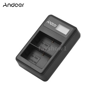 Bộ sạc pin máy ảnh andoer lcd2-blf19 cho panasonic luax gh3 gh4 gh5 dmc-g3h4