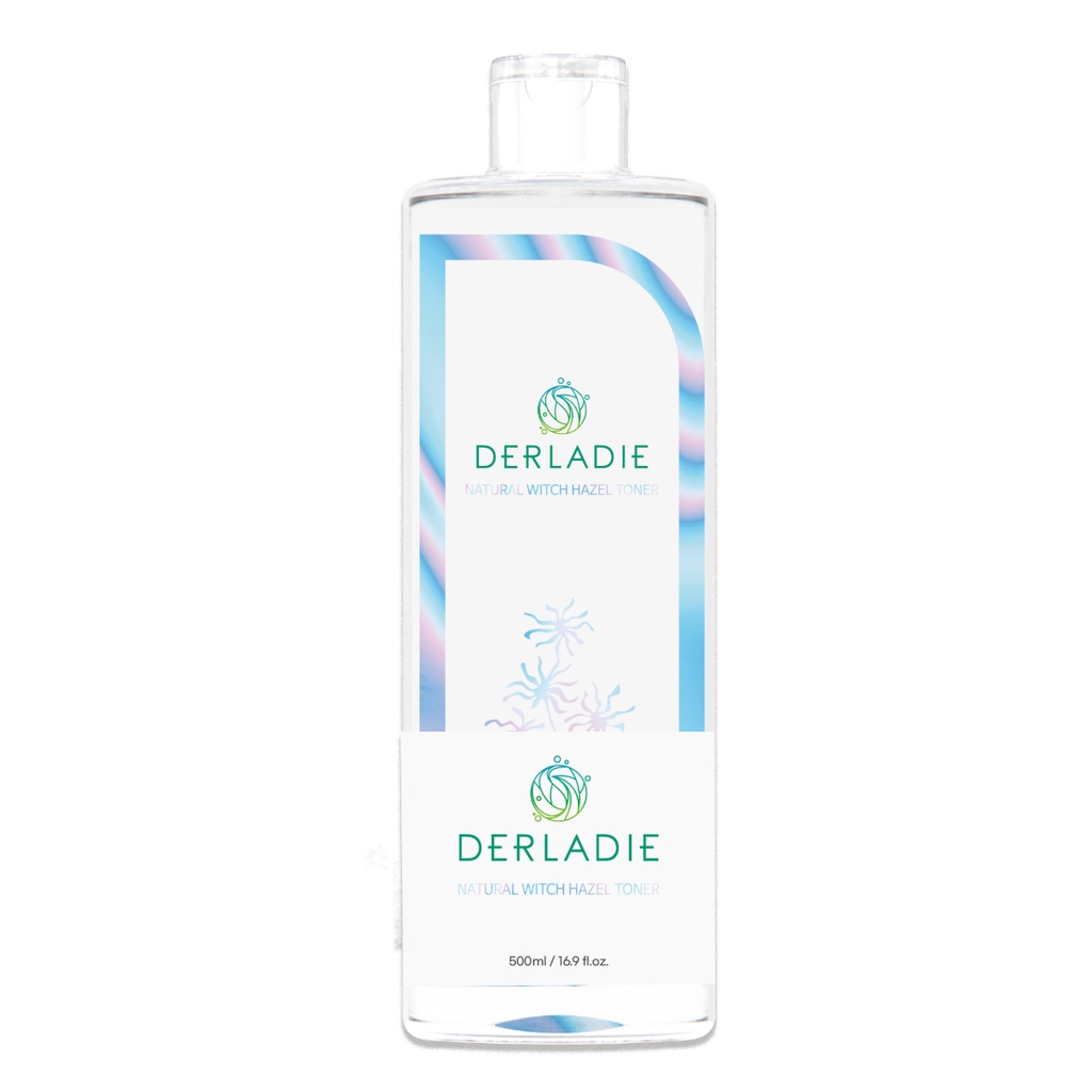 Toner Derladie Natural Witch Hazel Ngừa Mụn, Làm Sạch Da 500ml