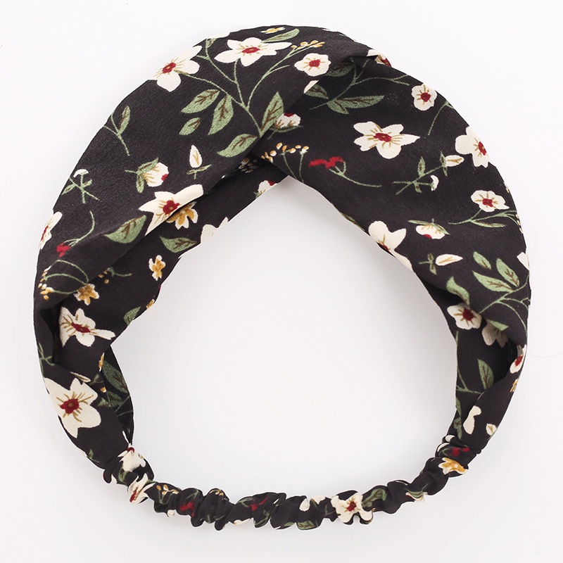 Băng đô turban họa tiết hoa nhí dễ thương TB57