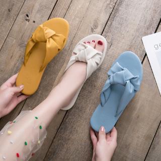 Dép Nữ Đế Bệt Quai Thắt Nút Năng Động Sành Điệu