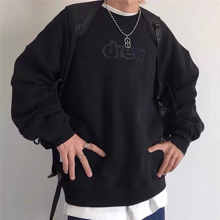 Áo Sweater Drew Form dáng Rộng, Nam Nữ Unisex Basic - Chất Nỉ Bông Cao Cấp, Áo Hoodie - Phong Cách Hàn Quôc - HOT 2021 | BigBuy360 - bigbuy360.vn