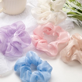 Scrunchies cột tóc buộc tóc nữ vải voan