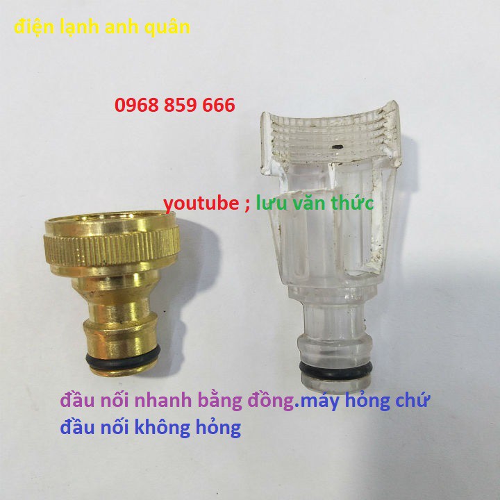 Bộ khớp nối nhanh đầu vào - đầu ra máy rửa xe áp lực cao, Cút lọc nước đầu vào máy rửa xe áp lực cao