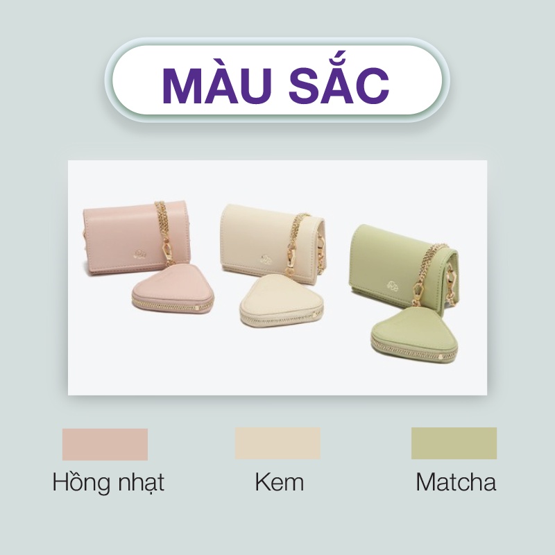 Túi Đeo Chéo Nữ Mini Thời Trang MICOCAH Nhỏ Gọn Dễ Thương Da Cao Cấp Cực Đẹp Đi Chơi Dự Tiệc Sang Trọng MC128 - Micocah