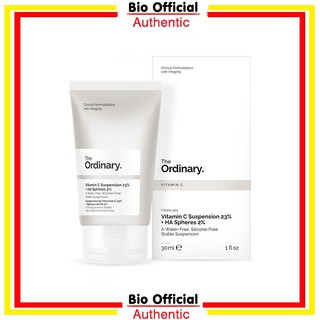 Kem Dưỡng Trắng Da The Ordinary Vitamin C Suspension 23% + HA Spheres 2% 30ml