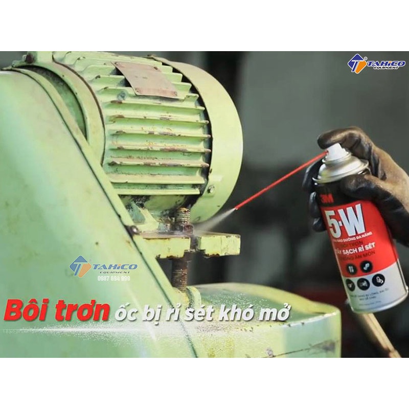 Chất tẩy rửa, bôi trơn, chống rỉ sét 3M 5 Way 400ml