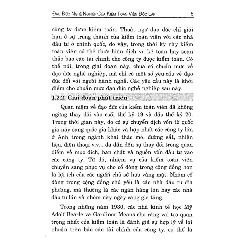 Sách - Đạo Đức Nghề Nghiệp Của Kiểm Toán Viên Độc Lập