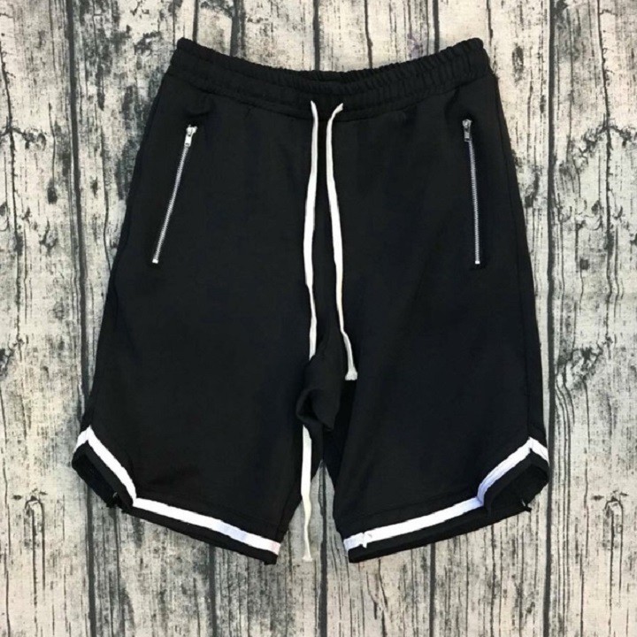 Quần short 1v unisex line sọc ống rộng lưng thun - Quần đùi nam | HD2000 | BigBuy360 - bigbuy360.vn