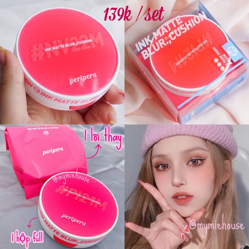 CUSHION PERIPERA INK MATRE BLUR CUSHION SPF 50PA++