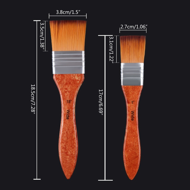 Set 24 Cọ Vẽ Màu Nước Chất Liệu Acrylic Tiện Dụng Cho Học Sinh